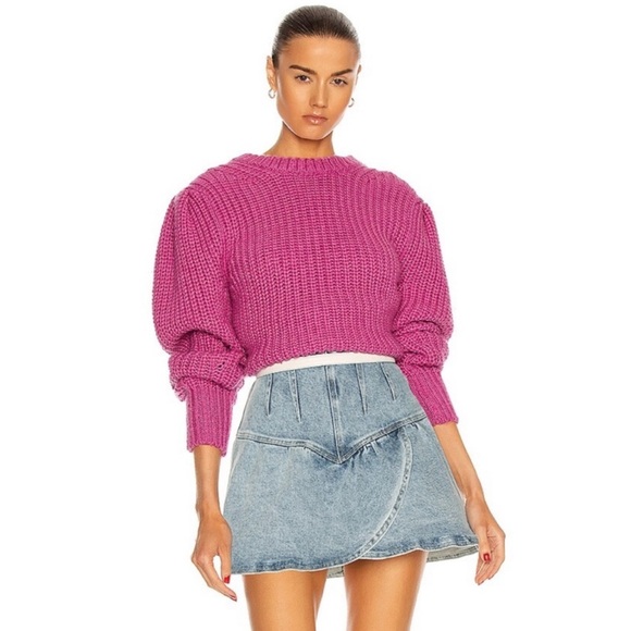 Isabel Marant Sweaters - NWT Isabel Marant Pleane Pink Woven Sweater